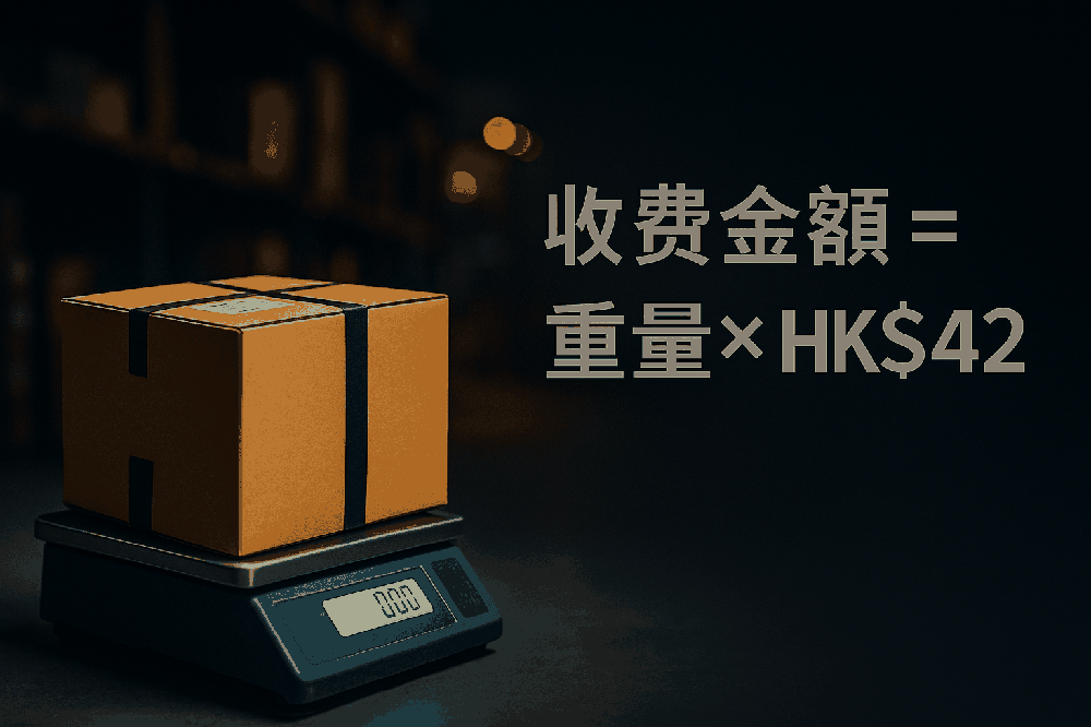 收費重量計算示意圖